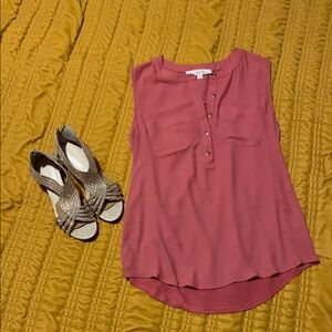 Women's Sleeveless Top in Pink